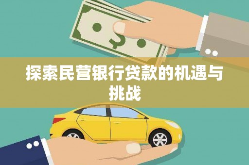海东探索民营银行贷款的机遇与挑战