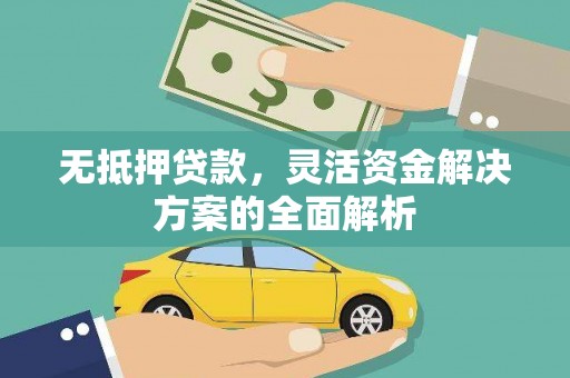 西吉无抵押贷款，灵活资金解决方案的全面解析