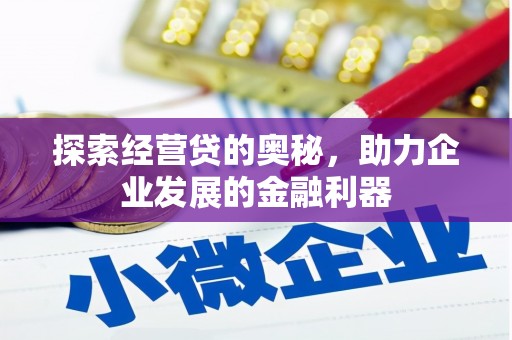 通霄探索经营贷的奥秘，助力企业发展的金融利器