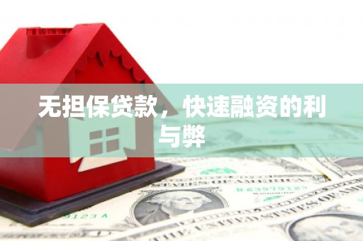 务川无担保贷款，快速融资的利与弊