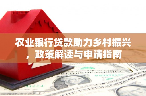 板桥农业银行贷款助力乡村振兴，政策解读与申请指南