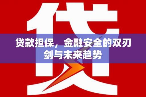 青神贷款担保，金融安全的双刃剑与未来趋势