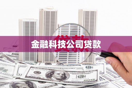 秦淮金融科技公司贷款