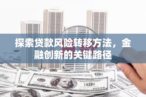 红原探索贷款风险转移方法，金融创新的关键路径