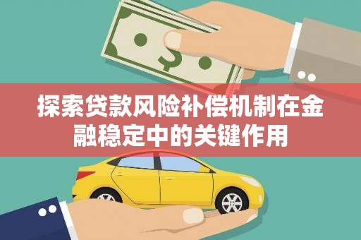 那玛夏探索贷款风险补偿机制在金融稳定中的关键作用