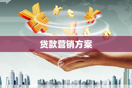滁州贷款营销方案