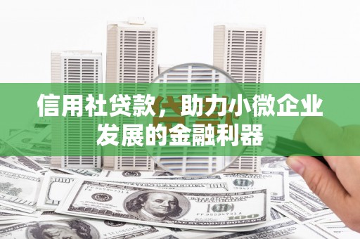 乌拉特前旗信用社贷款，助力小微企业发展的金融利器