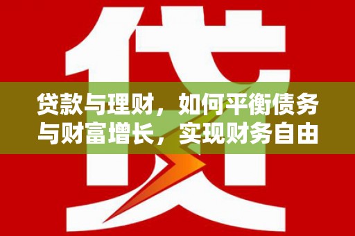 禹会贷款与理财，如何平衡债务与财富增长，实现财务自由