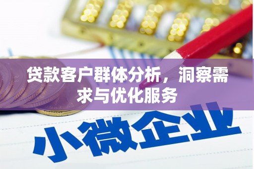 嘉模堂区贷款客户群体分析，洞察需求与优化服务